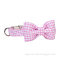 Soft Buckle Cat Dog Collar with Bowtie